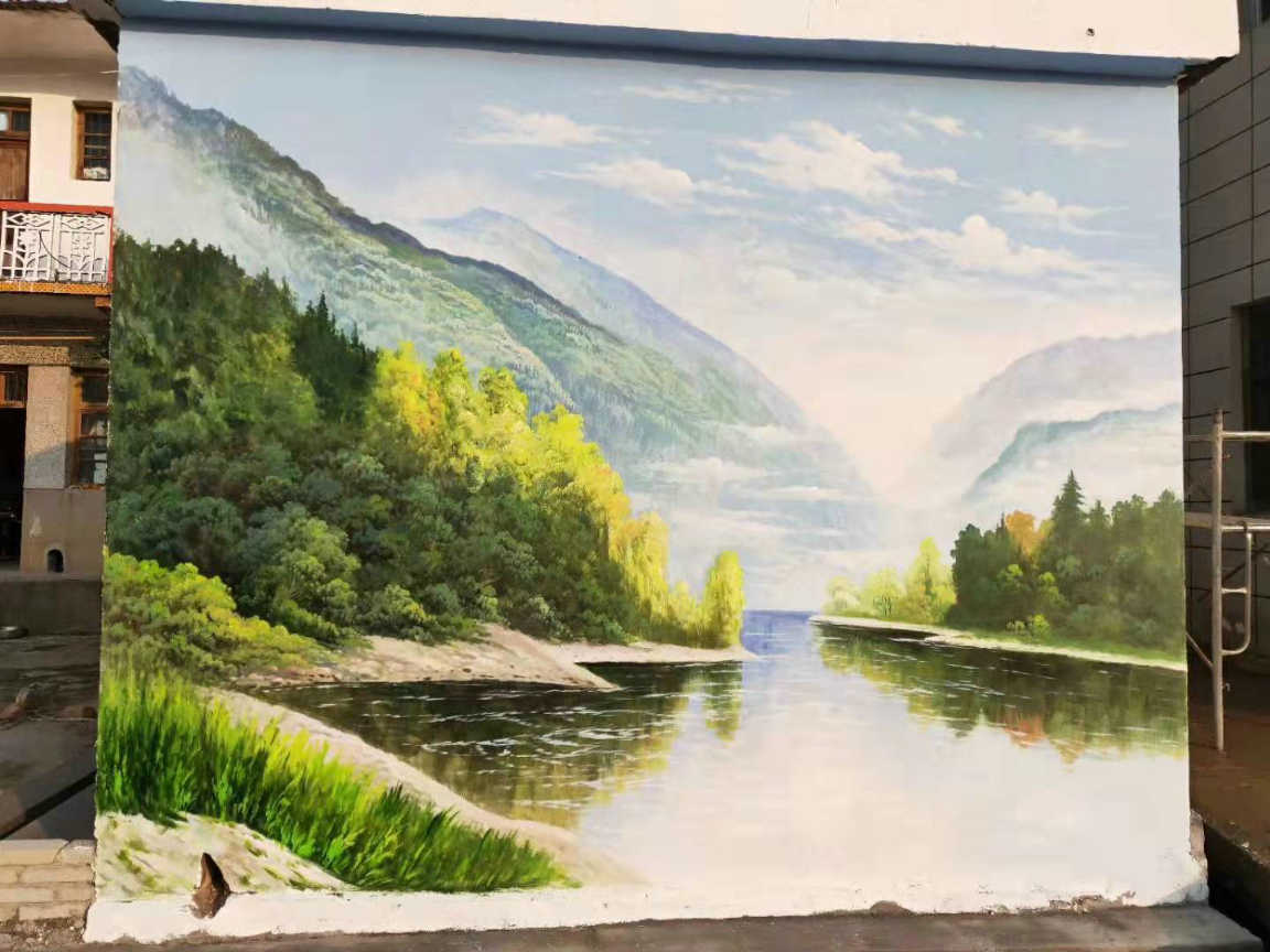 乡村振兴手绘壁画