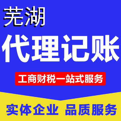 芜湖个体户代理记账一年多少钱 芜湖国内代理记账公司排名