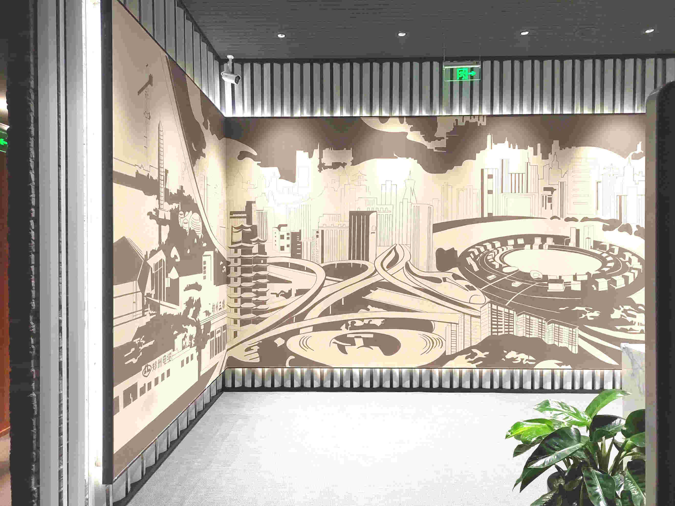 中医院墙体彩绘设计
