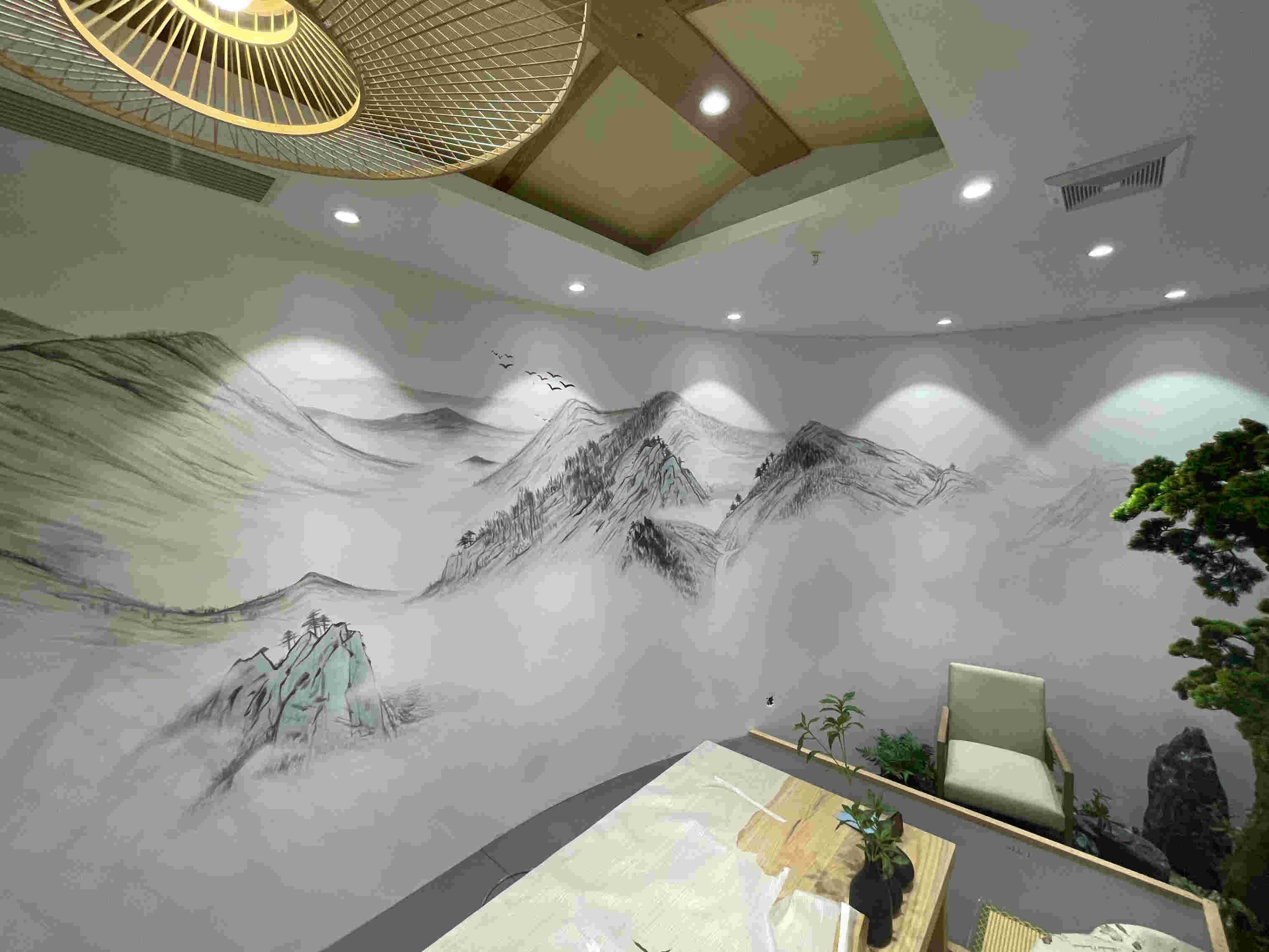饭店手绘墙设计公司