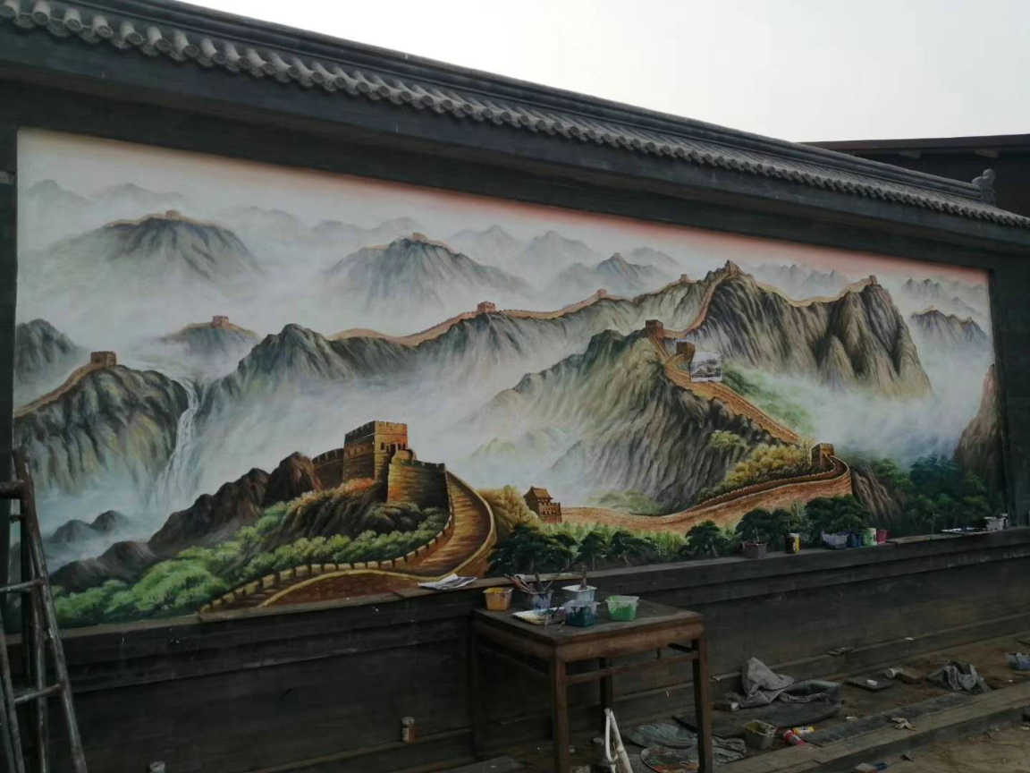火锅店手绘墙设计厂家