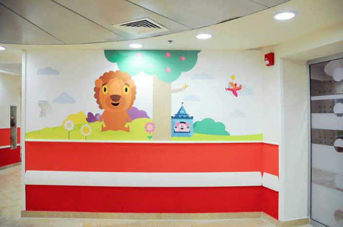 儿童房壁画墙绘