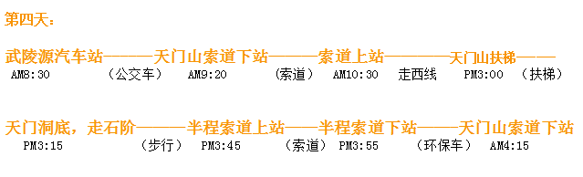 张家界自助游路线