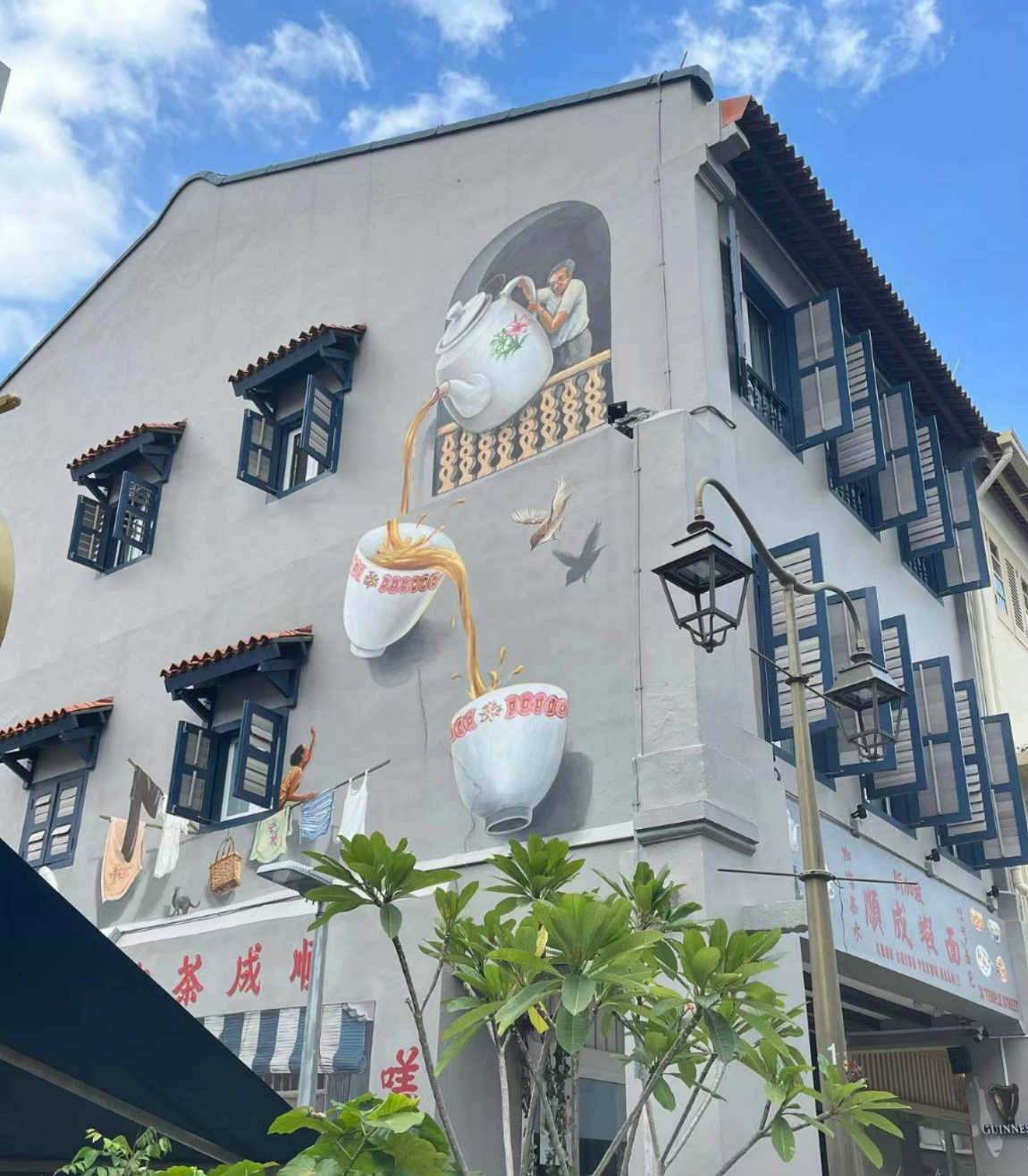 川菜餐厅墙画手绘